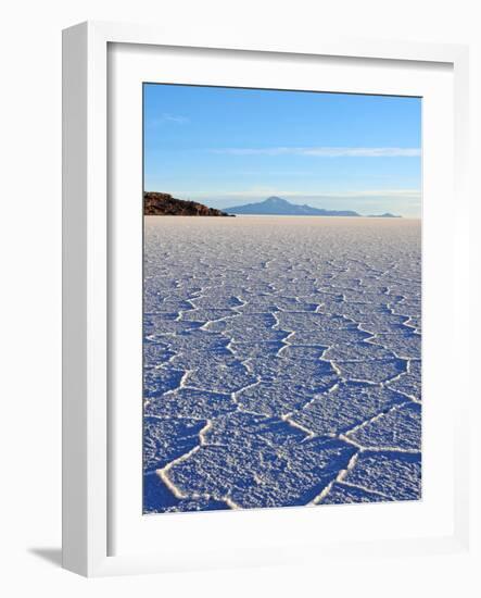 Bolivia, Potosi Department, Daniel Campos Province, View of the Salar de Uyuni, the largest salt fl-Karol Kozlowski-Framed Photographic Print