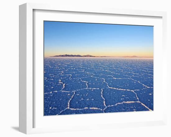 Bolivia, Potosi Department, Daniel Campos Province, View of the Salar de Uyuni, the largest salt fl-Karol Kozlowski-Framed Photographic Print