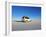 Bolivia, Potosi Department, Daniel Campos Province, White Toyota Landcruiser on the Salar de Uyuni,-Karol Kozlowski-Framed Photographic Print