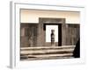 Bolivia, Tiahuanaco Ruins, Ponce Monolith Statue, Temple Gateway, Kalasasya Courtyard-John Coletti-Framed Photographic Print