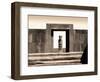 Bolivia, Tiahuanaco Ruins, Ponce Monolith Statue, Temple Gateway, Kalasasya Courtyard-John Coletti-Framed Photographic Print