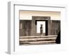 Bolivia, Tiahuanaco Ruins, Ponce Monolith Statue, Temple Gateway, Kalasasya Courtyard-John Coletti-Framed Photographic Print