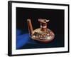 Bolivia, Tiwanaku, Pre-Inca Civilization, Painted Ceramic Vessel with Black Outline-null-Framed Giclee Print