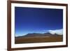 Bolivian desert, Bolivia. Arid landscape going toward lake and mountains.-Anthony Asael-Framed Photographic Print