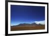 Bolivian desert, Bolivia. Arid landscape going toward lake and mountains.-Anthony Asael-Framed Photographic Print