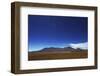 Bolivian desert, Bolivia. Arid landscape going toward lake and mountains.-Anthony Asael-Framed Photographic Print