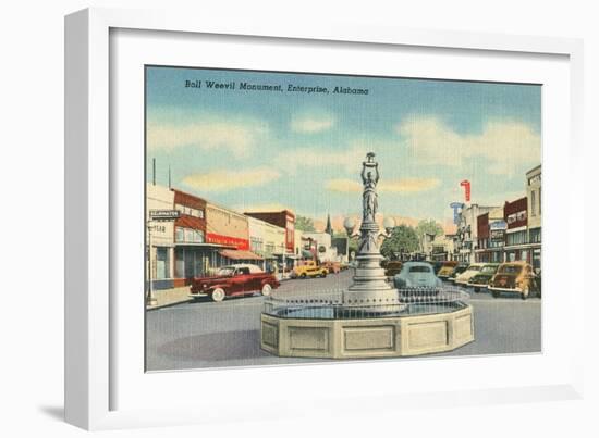 Boll Weevil Monument, Enterprise, Alabama-null-Framed Art Print