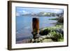 Bollard Squats on the Marsamxett Harbor of Malta Shore with Valletta-Richard Wright-Framed Photographic Print