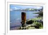 Bollard Squats on the Marsamxett Harbor of Malta Shore with Valletta-Richard Wright-Framed Photographic Print