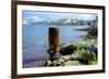 Bollard Squats on the Marsamxett Harbor of Malta Shore with Valletta-Richard Wright-Framed Photographic Print