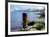 Bollard Squats on the Marsamxett Harbor of Malta Shore with Valletta-Richard Wright-Framed Photographic Print