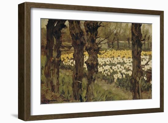 Bollenveldenn (Bulb Field), 1880-1937-Anton L. Koster-Framed Art Print