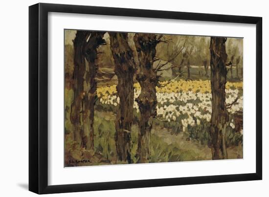 Bollenveldenn (Bulb Field), 1880-1937-Anton L. Koster-Framed Art Print