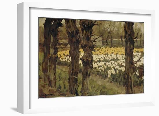 Bollenveldenn (Bulb Field), 1880-1937-Anton L. Koster-Framed Art Print