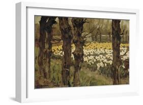 Bollenveldenn (Bulb Field), 1880-1937-Anton L. Koster-Framed Art Print