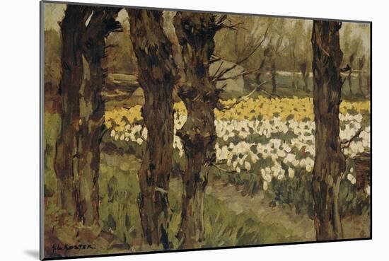 Bollenveldenn (Bulb Field), 1880-1937-Anton L. Koster-Mounted Art Print