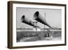 Bolling Field Horn Amplifiers-null-Framed Art Print