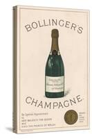 Bollinger's Champagne-null-Stretched Canvas