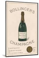 Bollinger's Champagne-null-Mounted Photographic Print