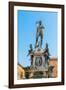 Bologna, Emilia-Romagna, Italy. Fontana di Nettuno, or Neptune Fountain in Piazza del Nettuno. T...-null-Framed Photographic Print