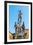 Bologna, Emilia-Romagna, Italy. Fontana di Nettuno, or Neptune Fountain in Piazza del Nettuno. T...-null-Framed Photographic Print