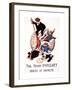 Bolshevik Poster Depicting Lenin Sweeping Away Emperors, Clergy and Capitalists, 1917-null-Framed Giclee Print