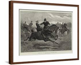 Bolted, an Incident in Rotten Row-John Charlton-Framed Giclee Print