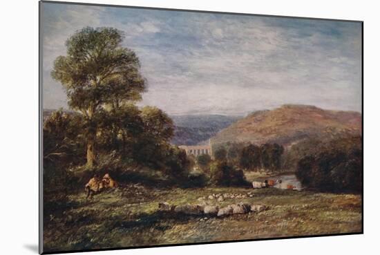 Bolton Abbey, 1850-David Cox the elder-Mounted Premium Giclee Print