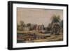 'Bolton Abbey and Rectory', 1846, (1935)-Peter De Wint-Framed Giclee Print