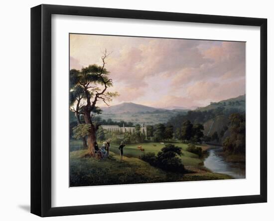 Bolton Abbey from the River Wharfe-J. M. W. Turner-Framed Giclee Print