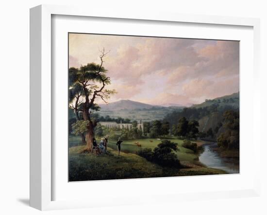 Bolton Abbey from the River Wharfe-J. M. W. Turner-Framed Giclee Print