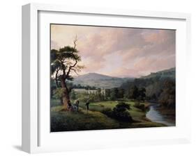 Bolton Abbey from the River Wharfe-J. M. W. Turner-Framed Giclee Print