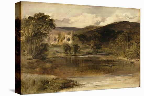 Bolton Abbey, Yorkshire-Edwin Henry Landseer-Stretched Canvas