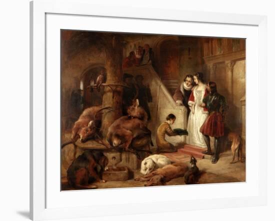 Bolton Court in Olden Times-Edwin Landseer-Framed Giclee Print