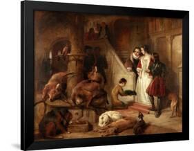 Bolton Court in Olden Times-Edwin Landseer-Framed Premium Giclee Print