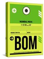 BOM Mumbai Luggage Tag I-NaxArt-Stretched Canvas