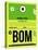 BOM Mumbai Luggage Tag I-NaxArt-Stretched Canvas