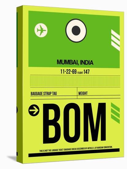 BOM Mumbai Luggage Tag I-NaxArt-Stretched Canvas