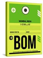 BOM Mumbai Luggage Tag I-NaxArt-Stretched Canvas