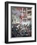 Bomb Explosion in the Liceo Theatre, Barcelona, 1893-null-Framed Giclee Print