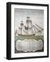 Bomb Vessel with Sails Nomenclature from Atlas of Sailing by Gian Maria Maffioletti-null-Framed Giclee Print