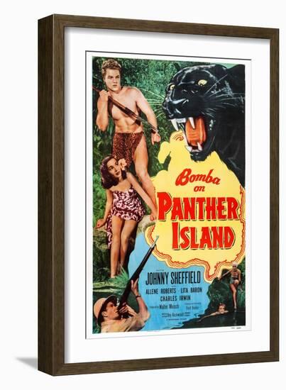 Bomba on Panther Island-null-Framed Art Print