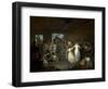 Bombance of Sailors, Scene in a Tavern in Portsmouth (England). Oil on Wood, 1802, by Julius Caesar-Julius Caesar Ibbetson-Framed Giclee Print