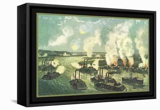 Bombardment and Capture of Island Number Ten-null-Framed Stretched Canvas