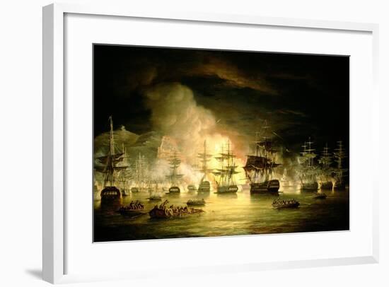 Bombardment of Algiers, August 1816, 1820-Thomas Luny-Framed Giclee Print