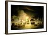 Bombardment of Algiers, August 1816, 1820-Thomas Luny-Framed Giclee Print