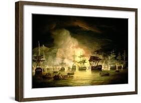 Bombardment of Algiers, August 1816, 1820-Thomas Luny-Framed Giclee Print