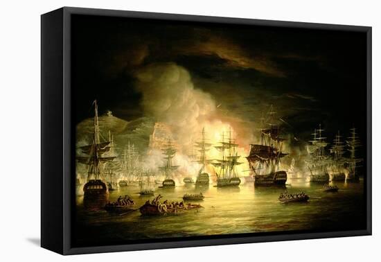 Bombardment of Algiers, August 1816, 1820-Thomas Luny-Framed Stretched Canvas