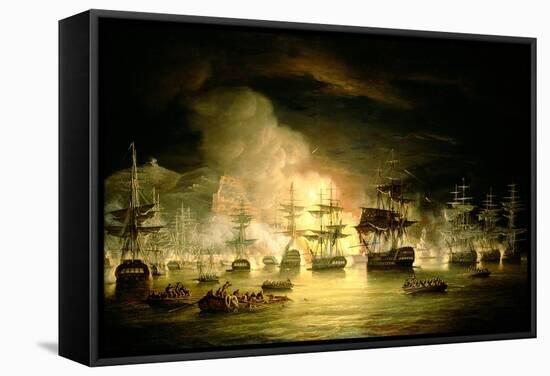 Bombardment of Algiers, August 1816, 1820-Thomas Luny-Framed Stretched Canvas