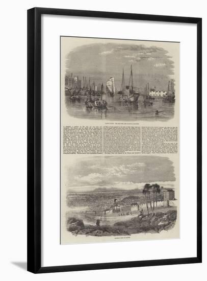Bombardment of Canton-null-Framed Giclee Print
